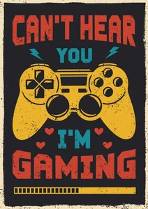 Gaming Gamer Area Do Not Disturb Sign Self Adhesive Vinyl Sticker