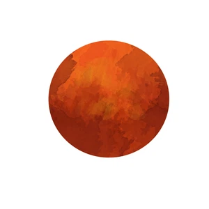 Planet Solar System Mars Self Adhesive Sticker