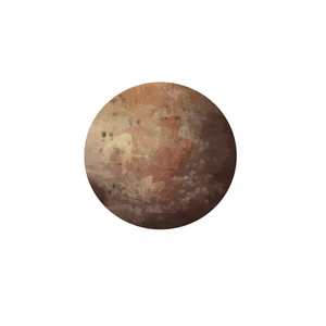 Mercury Planet Self Adhesive Sticker Solar System Space Decal Made to Order UK
