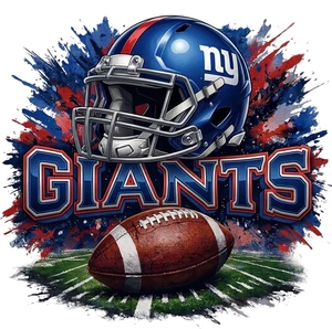 American Football New York Giants Self Adhesive Vinyl Sticker