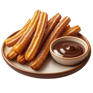 Churros Fast Food Restaurant Self Adhesive Vinyl Sticker