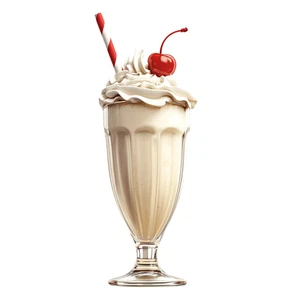 Milkshake Fast Food Restaurant Self Adhesive Sticker