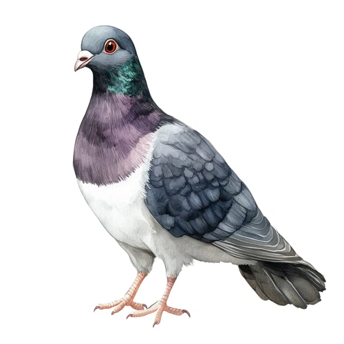 Pigeon Bird Self Adhesive Sticker