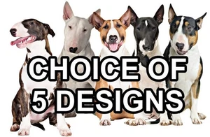 Bull Terrier Dog Wall Sticker Decal Self Adhesive, Made to Order, Various Sizes