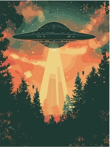 Space Solar Planet Alien Movie Martians UFO Invader Self Adhesive Vinyl Sticker