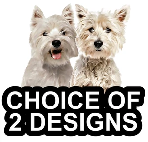 West Highland White Terrier Self Adhesive Dog Sticker