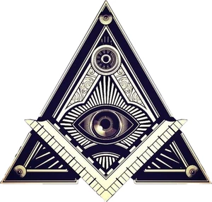 Illuminati Self Adhesive Sticker