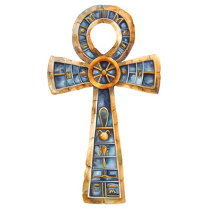 Egypt Egyptian Pharaoh Ankh Ancient Pyramids Mummy Self Adhesive Vinyl Sticker