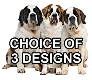 Saint Bernard Self Adhesive Dog Sticker