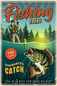 Fishing Gone Fishing Drop a Line Sinker Catch Self Adhesive Vinyl Sticker