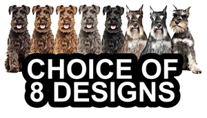 Miniature Schnazuer Self Adhesive Dog Sticker