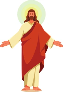 Jesus Christian Lord Christ Church Religion Self Adhesive Vinyl Sticker