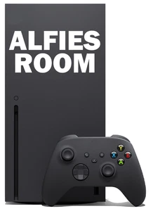 Personalised Gaming Door Sign Kids Bedroom Self Adhesive Sticker