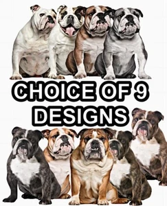 English Bulldog Self Adhesive Dog Sticker