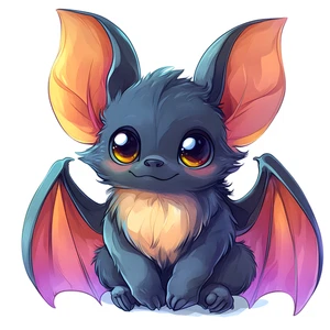 Cute Dragon Chibi Colourful Animal Self Adhesive Sticker