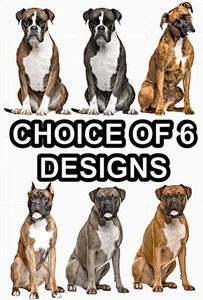 Boxer Self Adhesive Dog Sticker