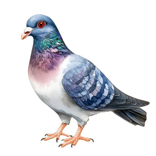 Pigeon Bird Self Adhesive Sticker