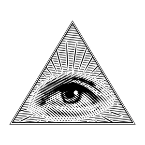Illuminati Self Adhesive Sticker