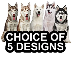 Siberian Husky Self Adhesive Dog Sticker