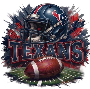 American Football Houston Texans Self Adhesive Vinyl Sticker