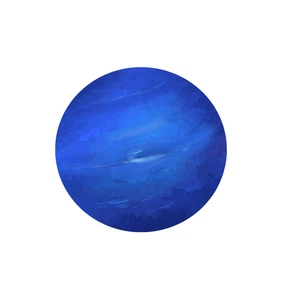 Planet Solar System Neptune Self Adhesive Sticker