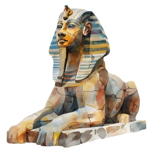 Great Sphinx of Giza Egyptian Eqypt Ancient Pyramids Self Adhesive Vinyl Sticker