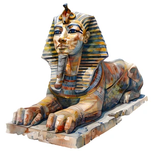 Great Sphinx of Giza Egyptian Eqypt Ancient Pyramids Self Adhesive Vinyl Sticker