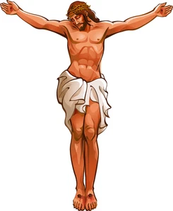 Jesus Christian Lord Christ Church Religion Self Adhesive Vinyl Sticker