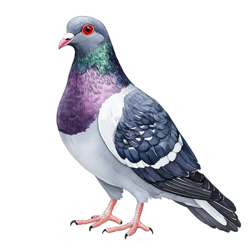 Pigeon Bird Self Adhesive Sticker