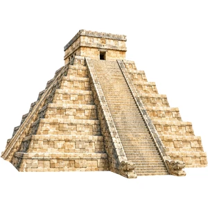 Chichen Itza Pyramid Landmark World Wonder Self Adhesive Vinyl Sticker