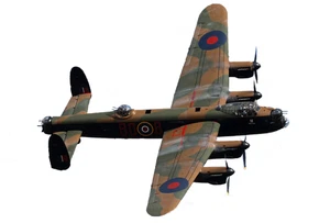 Aeroplane Lancaster Bomber War Self Adhesive Sticker